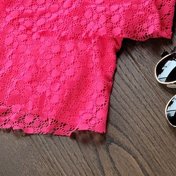 24th & Ocean Pink Ruffle Tankini - Picture 5 of 9